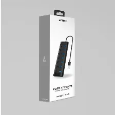 Hub Acteck Port X7 Dh470 Usb, 7x Usb 3.0, 5000mbps, Negro