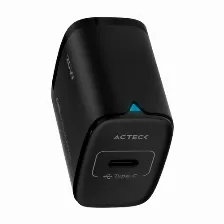 Cargador Acteck Energon Prime Cp415 100 - 240 V, Universal, Interior, 1usb-c, Carga Rápida, 20 W, Negro