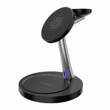 Cargador Acteck Energon S-mate Ci740 Audífonos, Smartphone, Reloj Inteligente, Interior, 15 W, Negro