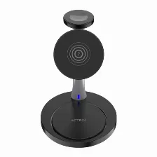 Cargador Acteck Energon S-mate Ci740 Audífonos, Smartphone, Reloj Inteligente, Interior, 15 W, Negro