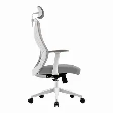 Silla Gamer Acteck Floe Pro Ec737 Asiento Acolchado, Reposa-brazos Si, Material Red, Nylon, Color Blanco