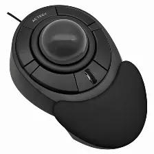 Mouse Ergonomico Acteck Virtous Art X Mi787, Alambrico, 1600 Dpi, Con Reposa Munecas, Negro
