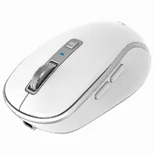 Mouse Acteck Optimize Trip Pro Mi580 óptico, 6 Botones, 1600 Dpi, Rf Inalámbrico + Bluetooth, 8 M, Blanco