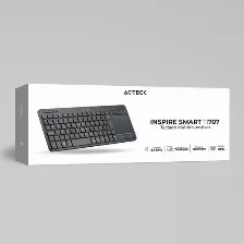 Teclado Inalambrico Acteck Inspire Smart Ti707 Con Touchpad, Bluetooth, Negro