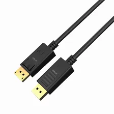Cable Acteck Displayport A Displayport 4k, 1mts, Negro