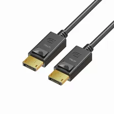Cable Acteck Displayport A Displayport 4k, 1mts, Negro