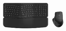 Kit De Teclado Y Mouse Acteck Mk650 Inalambrico, Ergonomico, Usb, Negro