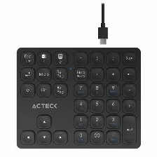 Teclado Numerico Acteck Inspire Pad Pro Tn480, Inalambrico, Bluetooth, Negro