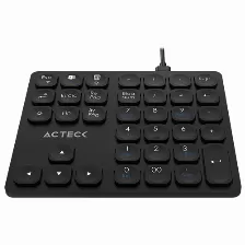 Teclado Numerico Acteck Inspire Pad Pro Tn480, Inalambrico, Bluetooth, Negro