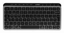 Teclado Acteck Inspire Krea Ti750 Español, Inalámbrico, Rf Inalámbrico + Bluetooth, Interruptor De Llave De Tijera, Negro, Gris