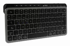 Teclado Acteck Inspire Krea Ti750 Español, Inalámbrico, Rf Inalámbrico + Bluetooth, Interruptor De Llave De Tijera, Negro, Gris