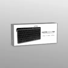 Teclado Acteck Inspire Krea Ti750 Español, Inalámbrico, Rf Inalámbrico + Bluetooth, Interruptor De Llave De Tijera, Negro, Gris