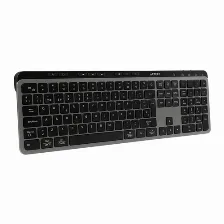 Kit Teclado Y Mouse Acteck Creator Krea Mk755 Interruptor De Membrana, Inalámbrico, Usb Tipo A, 2000 Dpi, Negro, Gris