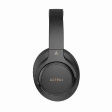 Audifonos Acteck Hype Epic Hp750, Inalambrico, Bluetooth, Conexion Auxiliar, Usb-c, Microfono, Negro