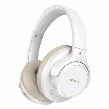 Audifonos Acteck Inalambricos Hype Epic Hp750 Bt 5.4 Aux Elite Blanco