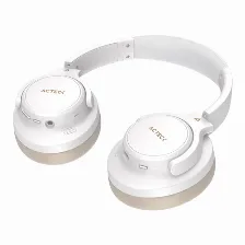 Audifonos Acteck Inalambricos Hype Epic Hp750 Bt 5.4 Aux Elite Blanco