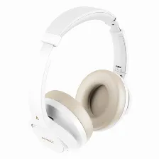 Audifonos Acteck Inalambricos Hype Epic Hp750 Bt 5.4 Aux Elite Blanco