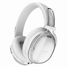 Audifonos Acteck Inalambricos Luxe Pure Hp730 Bt 5.4 +aux Elite Blanco