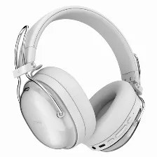 Audifonos Acteck Inalambricos Luxe Pure Hp730 Bt 5.4 +aux Elite Blanco