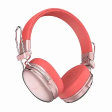 Audifonos Acteck Luxe Chic Hp710, Bluetooth, Microfono, Plegables, Rosa