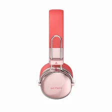 Audifonos Acteck Luxe Chic Hp710, Bluetooth, Microfono, Plegables, Rosa