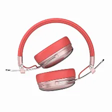 Audifonos Acteck Luxe Chic Hp710, Bluetooth, Microfono, Plegables, Rosa