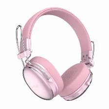 Audifonos Acteck Inalambricos Luxe Chic Hp710 Bt5.4 Recargable Rosa