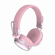 Audifonos Acteck Inalambricos Luxe Chic Hp710 Bt5.4 Recargable Rosa