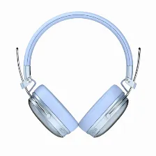 Audifonos Acteck Luxe Chic Hp710, Bluetooth, Microfono, Plegables, Azul