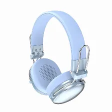 Audifonos Acteck Luxe Chic Hp710, Bluetooth, Microfono, Plegables, Azul