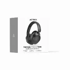 Audífonos Acteck Triton Pro Hp636 Diadema, Inalámbrico Y Alámbrico, 3.5 Mm, Usb, Bluetooth, Negro