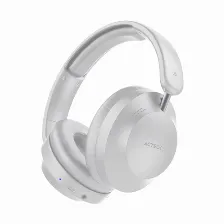 Audífonos Acteck Triton Pro Hp636 Diadema, Inalámbrico Y Alámbrico, 3.5 Mm, Usb, Bluetooth, Blanco
