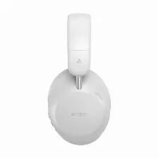 Audífonos Acteck Triton Pro Hp636 Diadema, Inalámbrico Y Alámbrico, 3.5 Mm, Usb, Bluetooth, Blanco