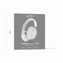 Audifonos Acteck Honour 2 Plus Hp626, Bluetooth, Usb-c, Microfono, Blanco