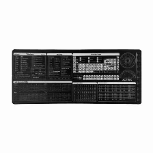Mouse Pad Xl Acteck Flow Tools Mt494h / Tela + Goma / Disea‘o Herramientas / Alta Resistencia / Antidestizante / Negro / Ac-941075