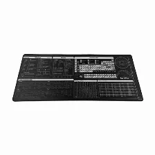 Mouse Pad Xl Acteck Flow Tools Mt494h / Tela + Goma / Disea‘o Herramientas / Alta Resistencia / Antidestizante / Negro / Ac-941075