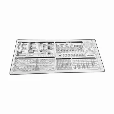 Mousepad Acteck Ac-941082 800 Mm, 350 Mm, Negro, Blanco