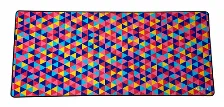 Mouse Pad Vibe Flow Kaleido Mt464m Acteck Advanced Series Tela + Goma, Medidas 80cm X 35cm