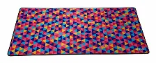 Mouse Pad Vibe Flow Kaleido Mt464m Acteck Advanced Series Tela + Goma, Medidas 80cm X 35cm