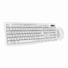 Kit Teclado Y Mouse Acteck Creator Prime Mk455, Alambrico, Usb, Membrana, Blanco