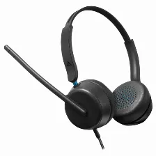 Audífonos Acteck Ac-942935 Diadema, Alámbrico, 3.5 Mm, Negro