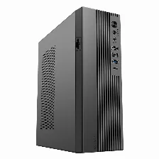 Gabinete Acteck Slim Onex Gs450, Mini-tower, Micro-atx, Usb, Fuente De 400w, 1xventilador, Negro