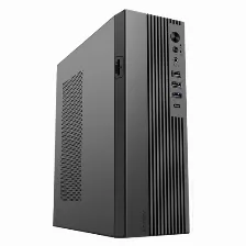 Gabinete Acteck Slim Onex Gs450, Mini-tower, Micro-atx, Usb, Fuente De 400w, 1xventilador, Negro