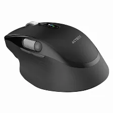 Mouse Acteck Virtuos Pro Ultra Mi777 óptico, 11 Botones, 4800 Dpi, Rf Wireless + Bluetooth + Usb Type-c, 10 M, Negro