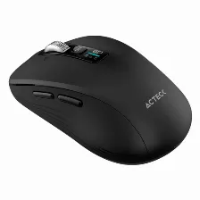 Mouse Acteck Virtuos Pro Air Mi766 Optico, 9 Botones, 3200 Dpi, Bluetooth, 10 M, Negro
