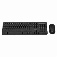 Kit De Teclado Y Mouse Acteck Inalambrico Creator Silent Pro Mk474, Usb 2.4ghz, Espanol, Negro