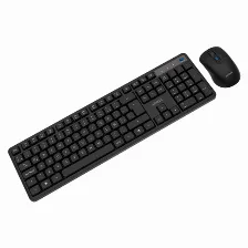 Kit De Teclado Y Mouse Acteck Inalambrico Creator Silent Pro Mk474, Usb 2.4ghz, Espanol, Negro