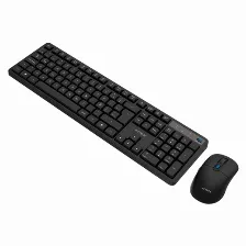 Kit De Teclado Y Mouse Acteck Inalambrico Creator Silent Pro Mk474, Usb 2.4ghz, Espanol, Negro