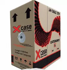 Bobina De Cable Xcase Cat6 Utp, 305 Metros, Blanco
