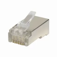 Paquete Plug Rj-45 Ftp Cat6 Xcase Con 100 Piezas, Metalico